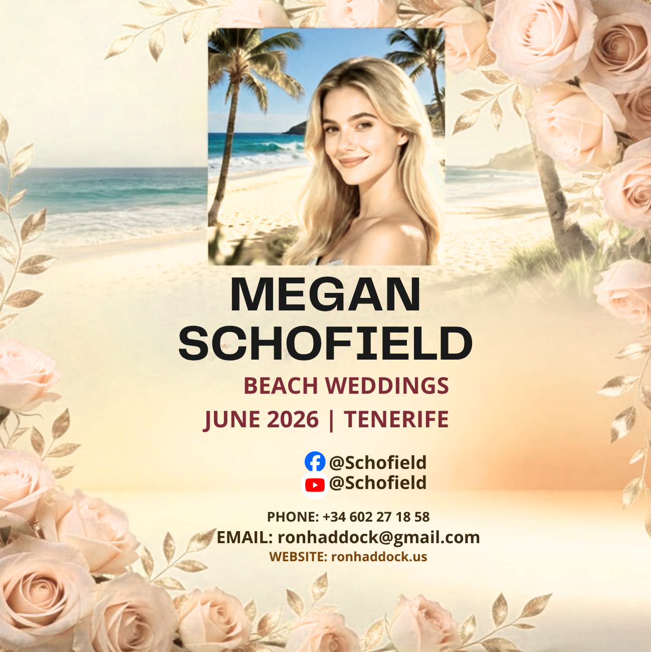 Star Reels Pro showreel — Megan Schofield, beach weddings celebrant