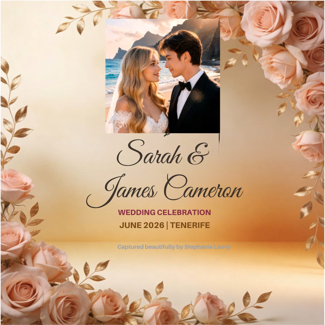 Star Reels Pro showreel — Sarah & James Cameron wedding celebration